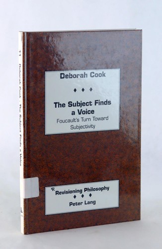 Deborah cook 1993 the subject - deborah,